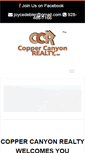 Mobile Screenshot of coppercanyonrealty.com